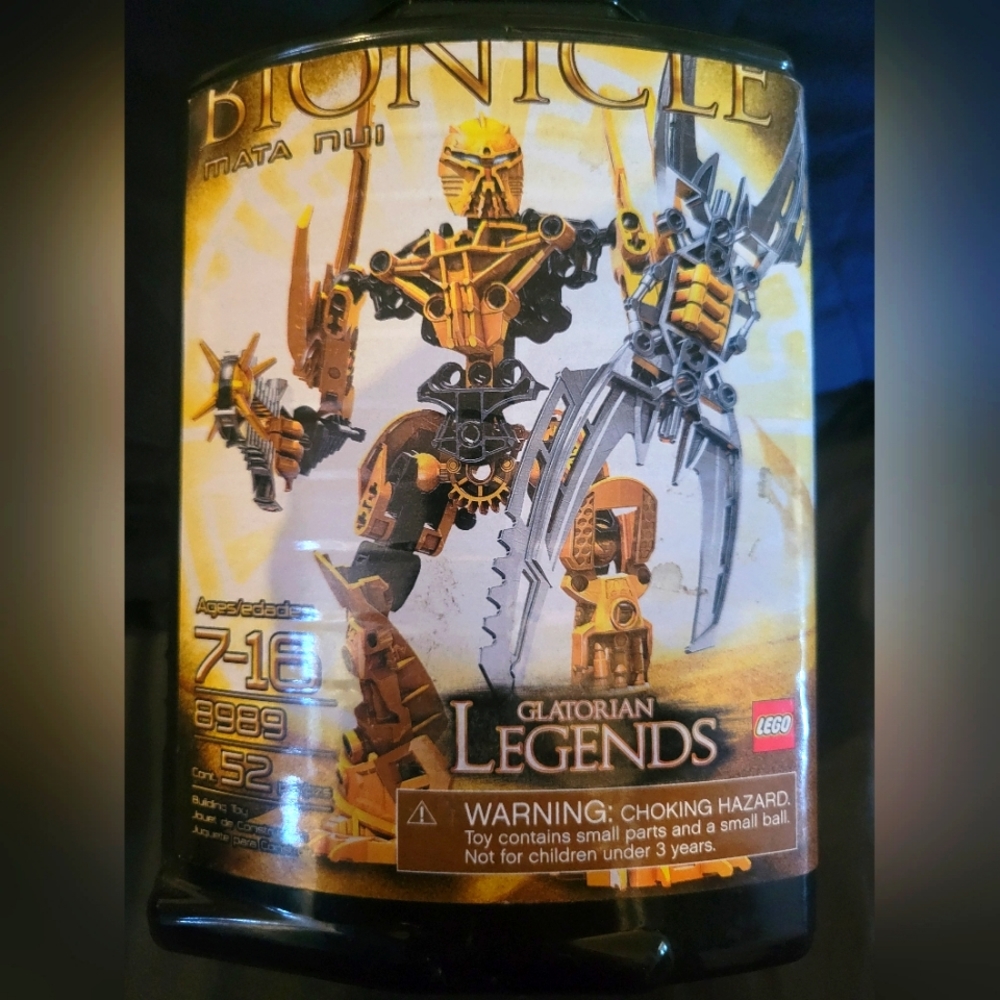 Bionicle Glatorian Legends Lego Mata Nui-RARE